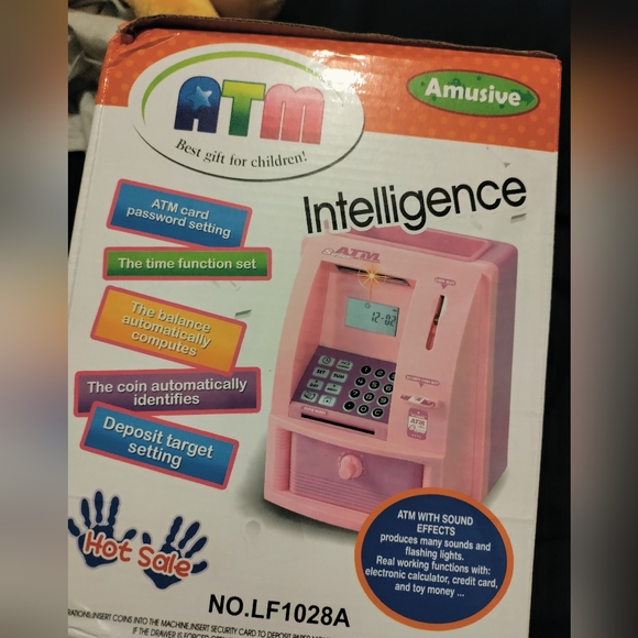 Pink ATM Bank toy - Picture 5 of 7